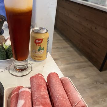 Top Pot - Lamb and Thai ice tea, soy milk - Hot Pot Near Me - Pacifica, California