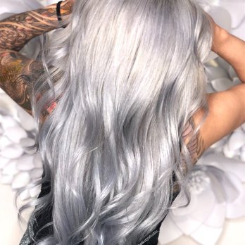 Platinum White On This Asian Babe Hair Done By Christy Yelp