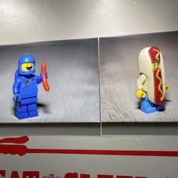 Shake N Dog Grub Shack - Wall art on the inside so cute!