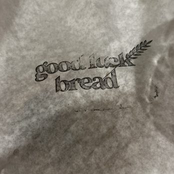 Good Luck Bread - Cookie bag. - Bakeries Near Me - Seattle, Washington