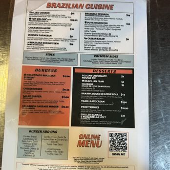 Mrs Potato - Menu - Brazilian Near Me - Orlando, Florida Mrs Potato - Menu - Brazilian Near Me - Orlando, Florida