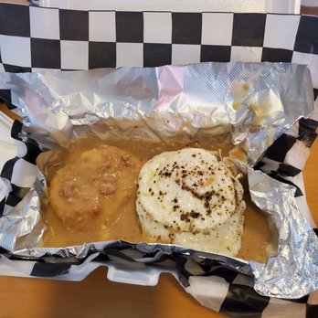 Love Handle - Biscuits and gravy with an egg - Delis Near Me - Indianapolis, Indiana