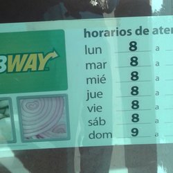 Subway - Horario