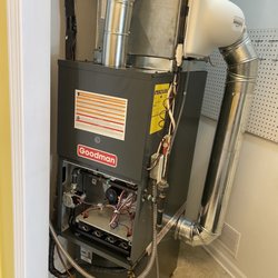 Affordable Heating, Cooling & Refrigeration - New Goodman unit installed.
