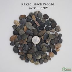 AAL Materials - Mixed Mexican beach pebbles available in 75 lbs bags and 35 lbs bags