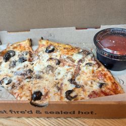 Blaze Pizza - Pizza here is amazing. Very affordable $6.99 lunch special and comes with a drink.