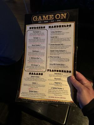 Menu photo 3 Game On Uncasville, CT Menu photo 3 Game On Uncasville, CT