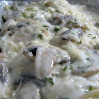 Amina Pizzeria - The creamy Mushroom and Garlic Spaghetti - Pizza Near Me - Honolulu, Hawaii