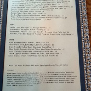 Oleana Restaurant - Menu - Turkish Near Me - Cambridge, Massachusetts Oleana Restaurant - Menu - Turkish Near Me - Cambridge, Massachusetts
