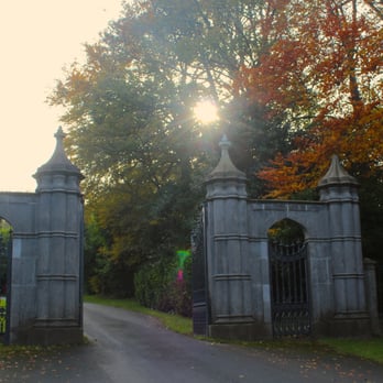 Howth - Gates to walk through towards Howth Castle - Beaches Near Me