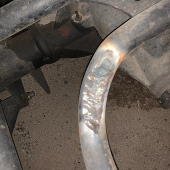 Da Drop Shop - Factory Reklez parts installed wrong then beat and hammered to fit. Da Drop Shop - Auto Repair Near Me - Midland, Texas