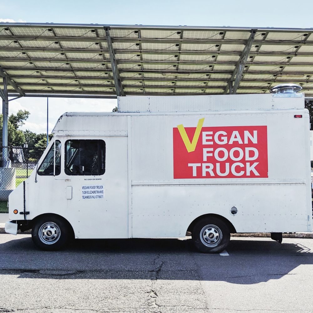 Vegan Food Truck Logo