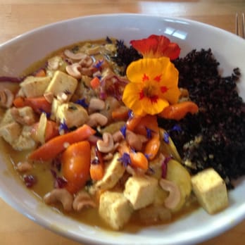 Wild Coast Sushi Bar - Thai Yellow Curry with black rice - Sushi Bars Near Me - Big Sur, California Wild Coast Sushi Bar - Thai Yellow Curry with black rice - Sushi Bars Near Me - Big Sur, California