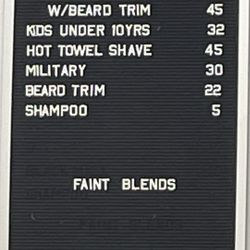 Faint Blends Barbershop - As of Today: