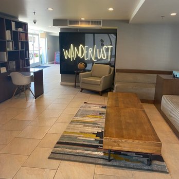 The Kinney - Lobby view from parking garage - Hotels Near Me - Venice, California
