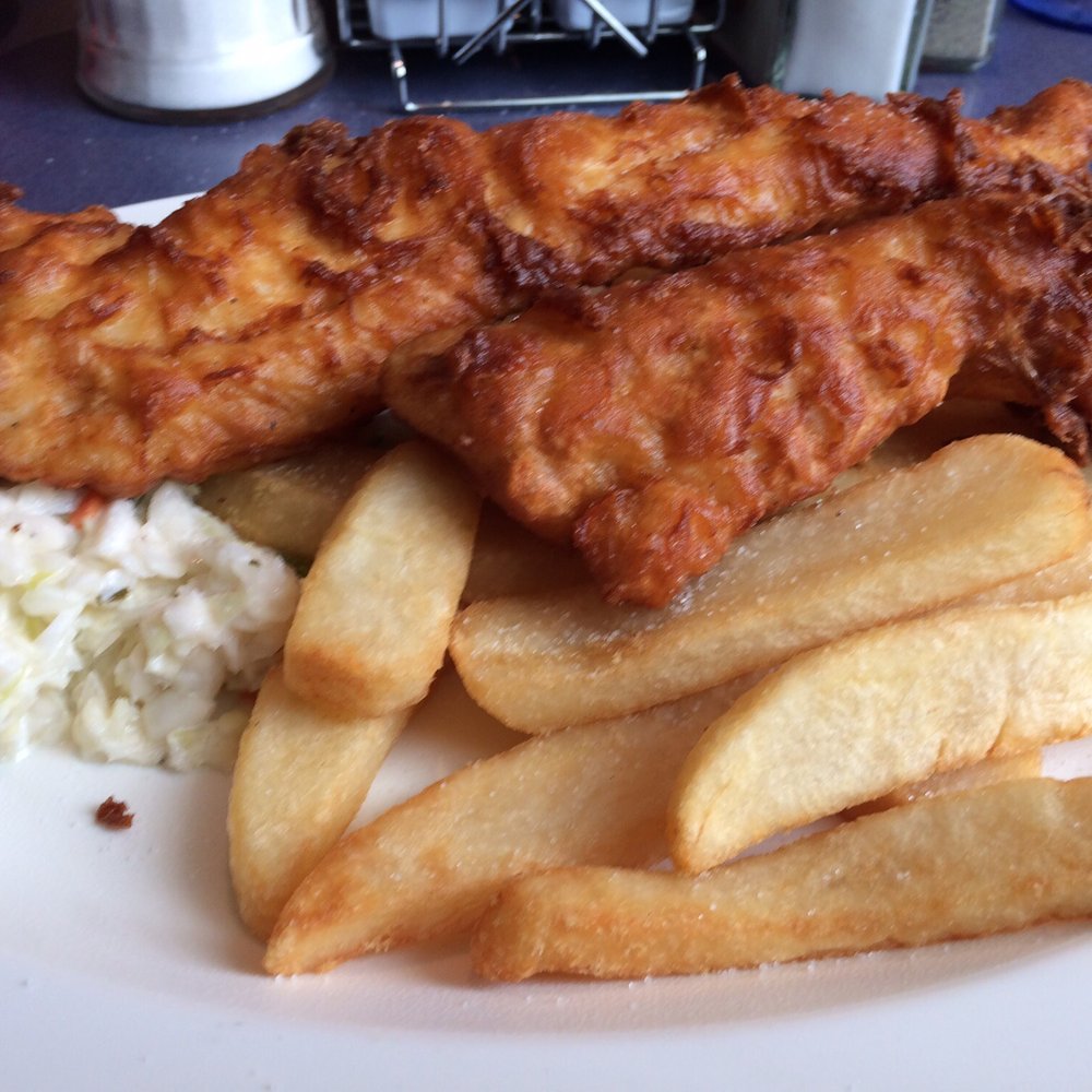 Annie's Cafe - Temecula - Large generous portion sizes, fish and chips had an excellent batter and crunch (this was a small size) - Breakfast & Brunch Near Me - Temecula, California