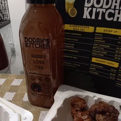 Dodah's Kitchen - Dodah's Sweet Love Tea!!! Gen Tso's cauliflower,collard greens, cabbage Seafood Mac n cheese ‼