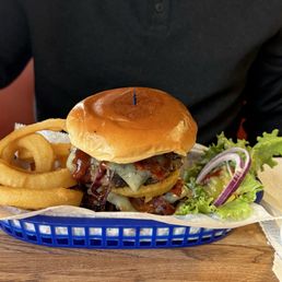 All American burger