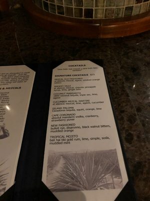 Menu photo 5 Tides Bar Coronado, CA