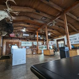 the inside of the restaurant
