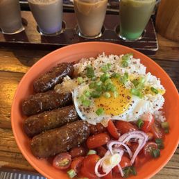 Breakfast bowl with sausage Breakfast bowl with sausage