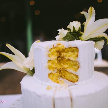 Salt Cake City - We destroyed the cutting of the cake, but it was delicious! Snow White with Coconut Buttercream filling/frosting. - Bakeries Near Me - South Jordan, Utah