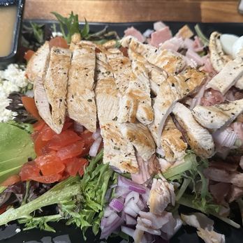 Backdraft Bar & Grill - Huge salad and toppings. - Sports Bars Near Me - Bonsall, California