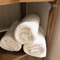Towels felt fluffy and brand new
