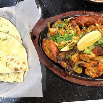 Himalayan Aroma Restaurant - Tandoori mixed grill with garlic naan - Himalayan/Nepalese Near Me - Corona, California
