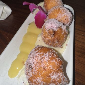 Sofia - Blueberry sugar Zeppole with Lemon curd - Italian Near Me - New Orleans, Louisiana
