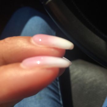 Serenity Nails Salon - Thick & unnatural looking ombré nail design. - Nail Salons Near Me - Sterling, Virginia Serenity Nails Salon - Thick & unnatural looking ombré nail design. - Nail Salons Near Me - Sterling, Virginia