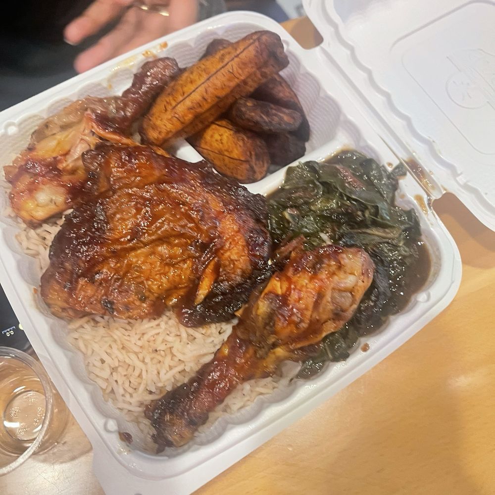 Traphouse Caribbean - Jerk Chicken (Leg quarter) (Side)chicken - Caribbean Near Me - Austin, Texas