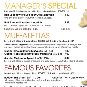 Jason's Deli - Menu picture of 1/4 Ham and Salami Muffaletta. - Delis Near Me - Lexington, Kentucky