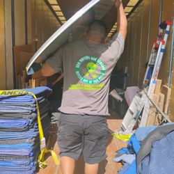 D&L Moving & Storage - William loading the truck