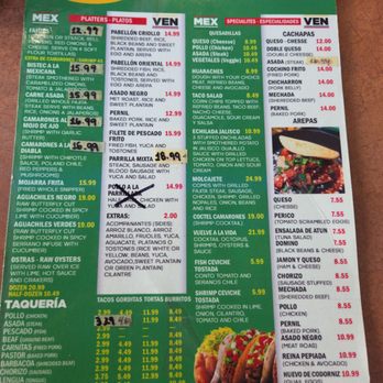 CILANTRO MEX-VEN - Menu - Mexican Near Me - Fort Myers, Florida CILANTRO MEX-VEN - Menu - Mexican Near Me - Fort Myers, Florida