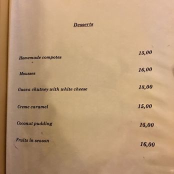 Casa da Feijoada - Menu 7 of 7 - June 2017 - VN - Brazilian Near Me - Rio de Janeiro, RJ
