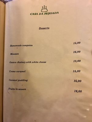 Menu photo 1 Casa da Feijoada Rio de Janeiro, RJ