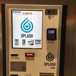 Splash - Machine to setup your washer/dryer. Is also set to use multiple language options.