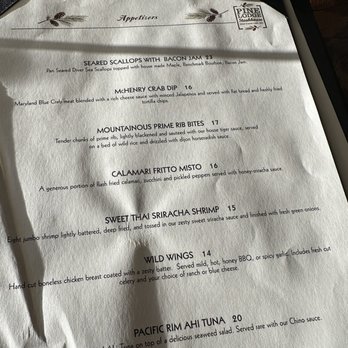 Pine Lodge Steakhouse - Menu - Steakhouses Near Me - McHenry, Maryland