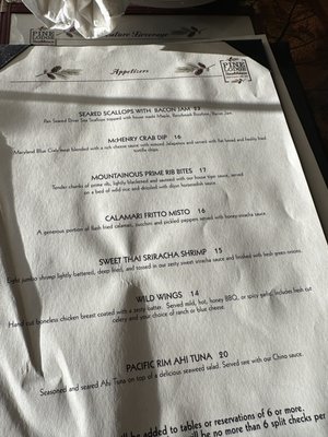 Menu photo 4 Pine Lodge Steakhouse McHenry, MD