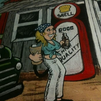 Busy Bee Cafe - Bathroom wall art. - Diners Near Me - Ventura, California