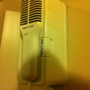 Fairway Inn - Broken, dirty, and sticky blow dryer - Hotels Near Me - Florence, Indiana