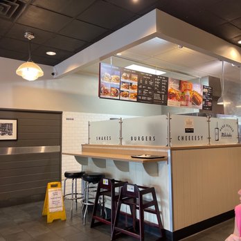 Wayback Burgers - View from our table. - Burgers Near Me - Granby, Connecticut Wayback Burgers - View from our table. - Burgers Near Me - Granby, Connecticut
