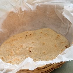 Latin Patio Restaurant - Freshly made tortilla Accompanies entree's