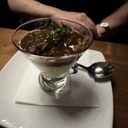 This is the martini portion of short rib if you want a small serving This is the martini portion of short rib if you want a small serving