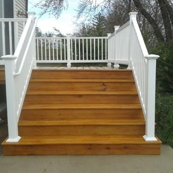 Decks By Ziec - New stairs to code. - Decks & Railing Near Me - Woodbridge, New Jersey Decks By Ziec - New stairs to code. - Decks & Railing Near Me - Woodbridge, New Jersey