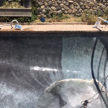 American Pool Pros - Acid wash in progress. - Pool Cleaners Near Me - La Canada, California