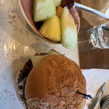 Era Cafe - Hubby Burger (mushroom and Swiss) - Breakfast & Brunch Near Me - Woodruff, Wisconsin