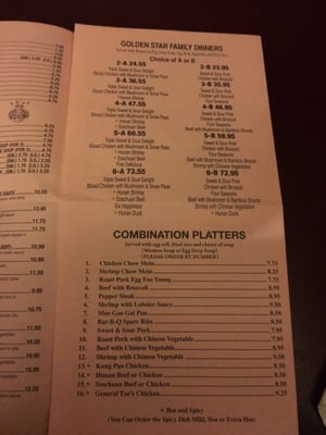Menu photo 4 Golden Star Chinese Restaurant Bryans Road, MD