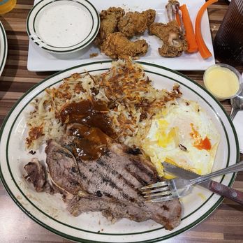 NORMS - 3/4 LB. T-BONE STEAK & EGGS - Diners Near Me - Van Nuys, California NORMS - 3/4 LB. T-BONE STEAK & EGGS - Diners Near Me - Van Nuys, California